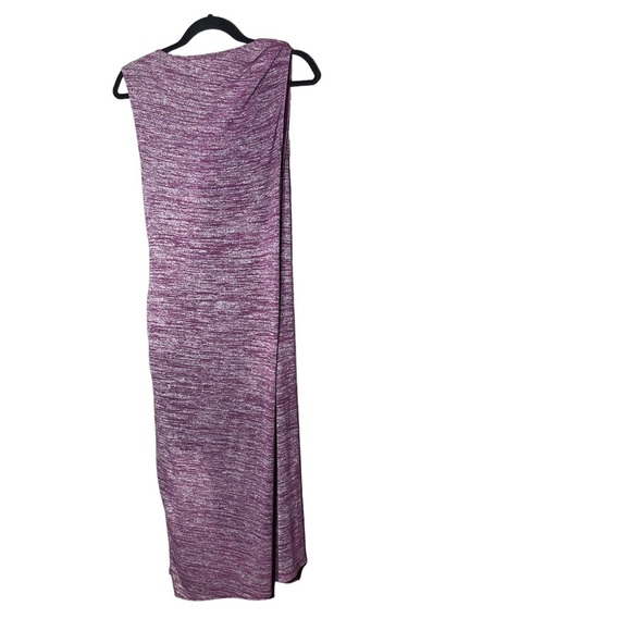Wilfred Free ‘Izidora’ Marled Purple Faux Wrap Dress Size Large - Picture 3 of 8
